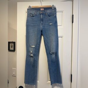 Classic Blue Distressed Jeans
